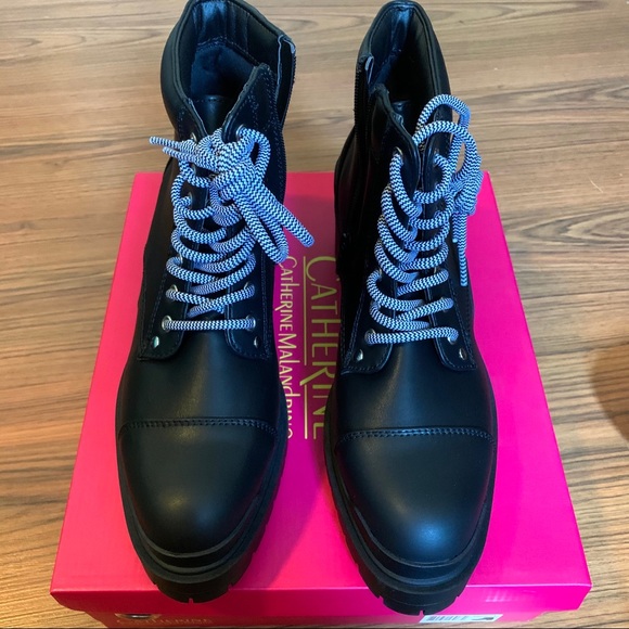 Catherine Malandrino Mendia Lace-Up Combat Boot - Picture 2 of 8